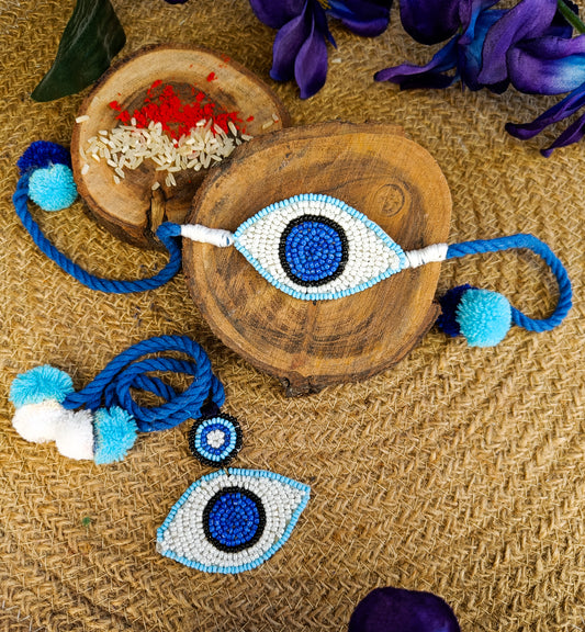 Enchanting Wander rakhi lumba set