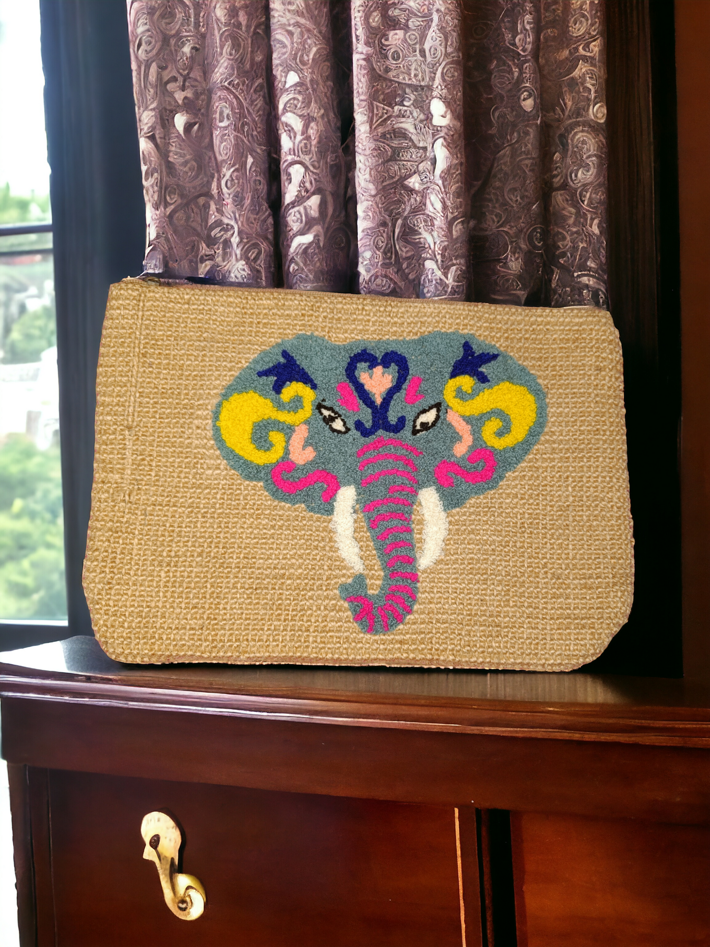 Elephant essence jute pouch