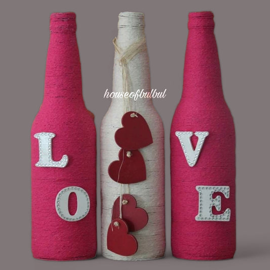 Love bottled up set of 3