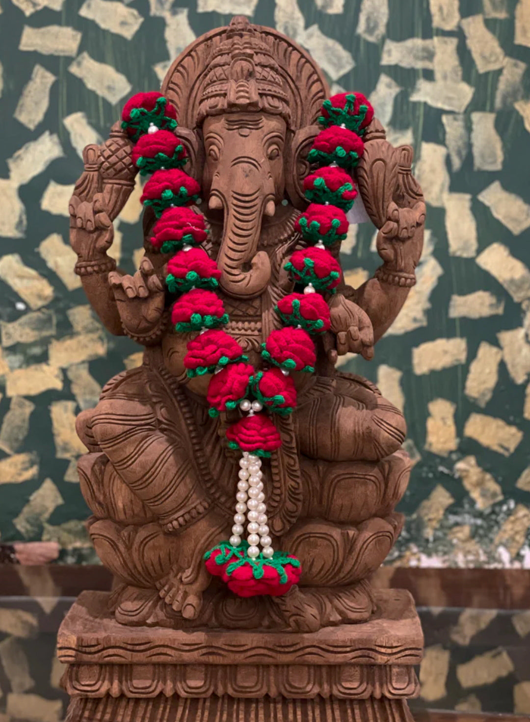 Crochet Rose varmala