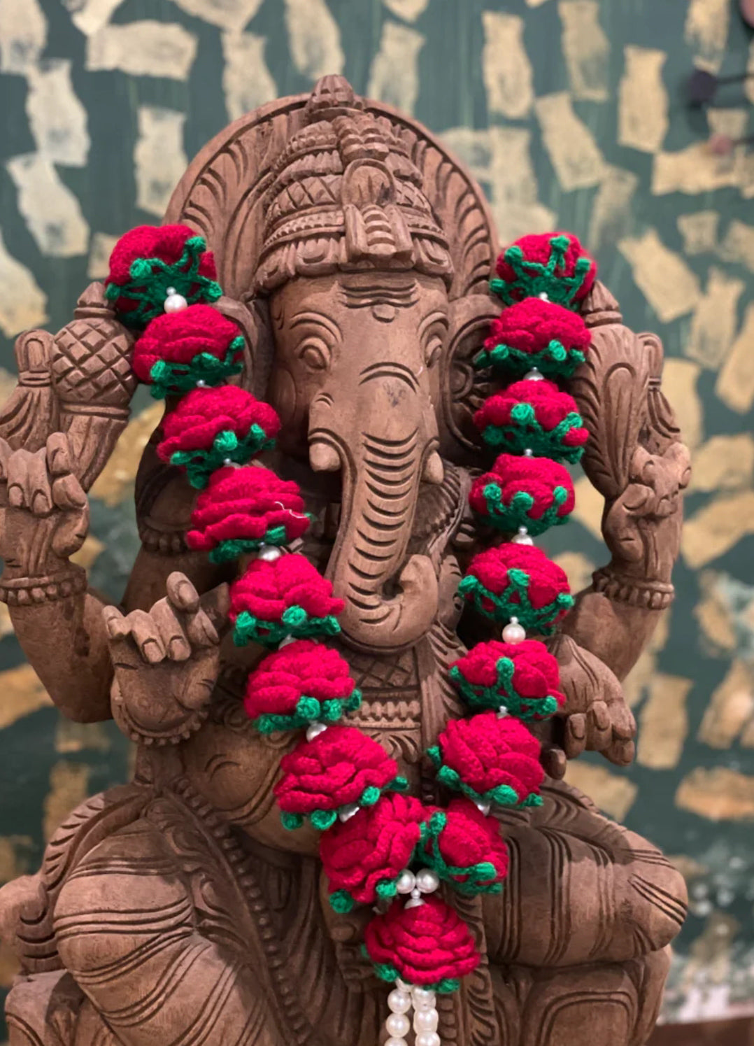 Crochet Rose varmala