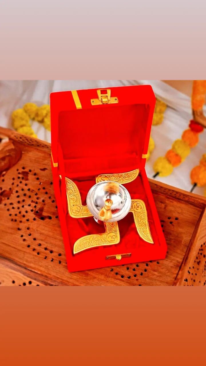 Swastik Diya with Box Packing – Perfect for Festive & Wedding Gifting