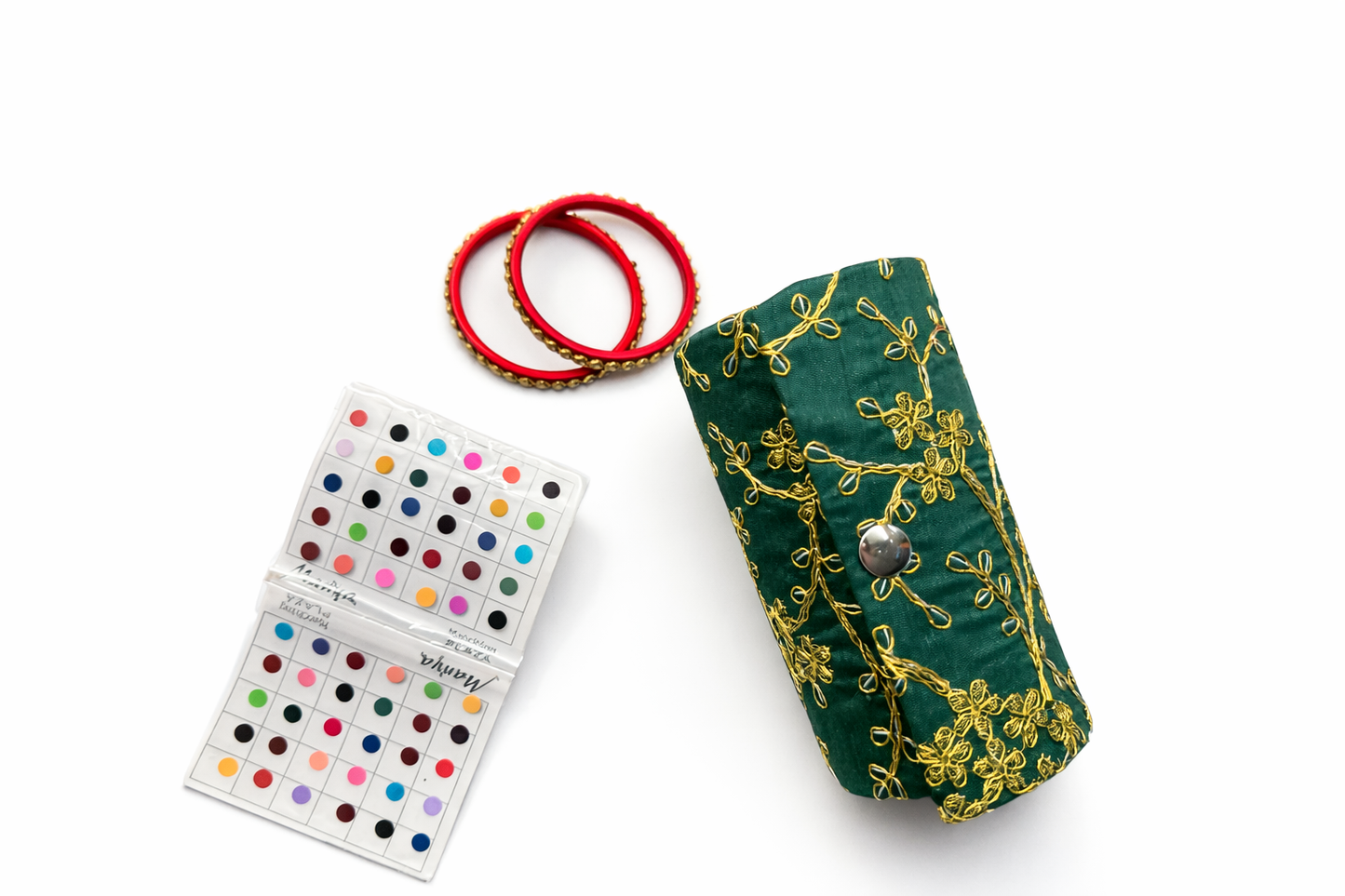 Lohri Festive Bangle Box Case | Handmade Jewelry Organizer & Traditional Lohri Hamper