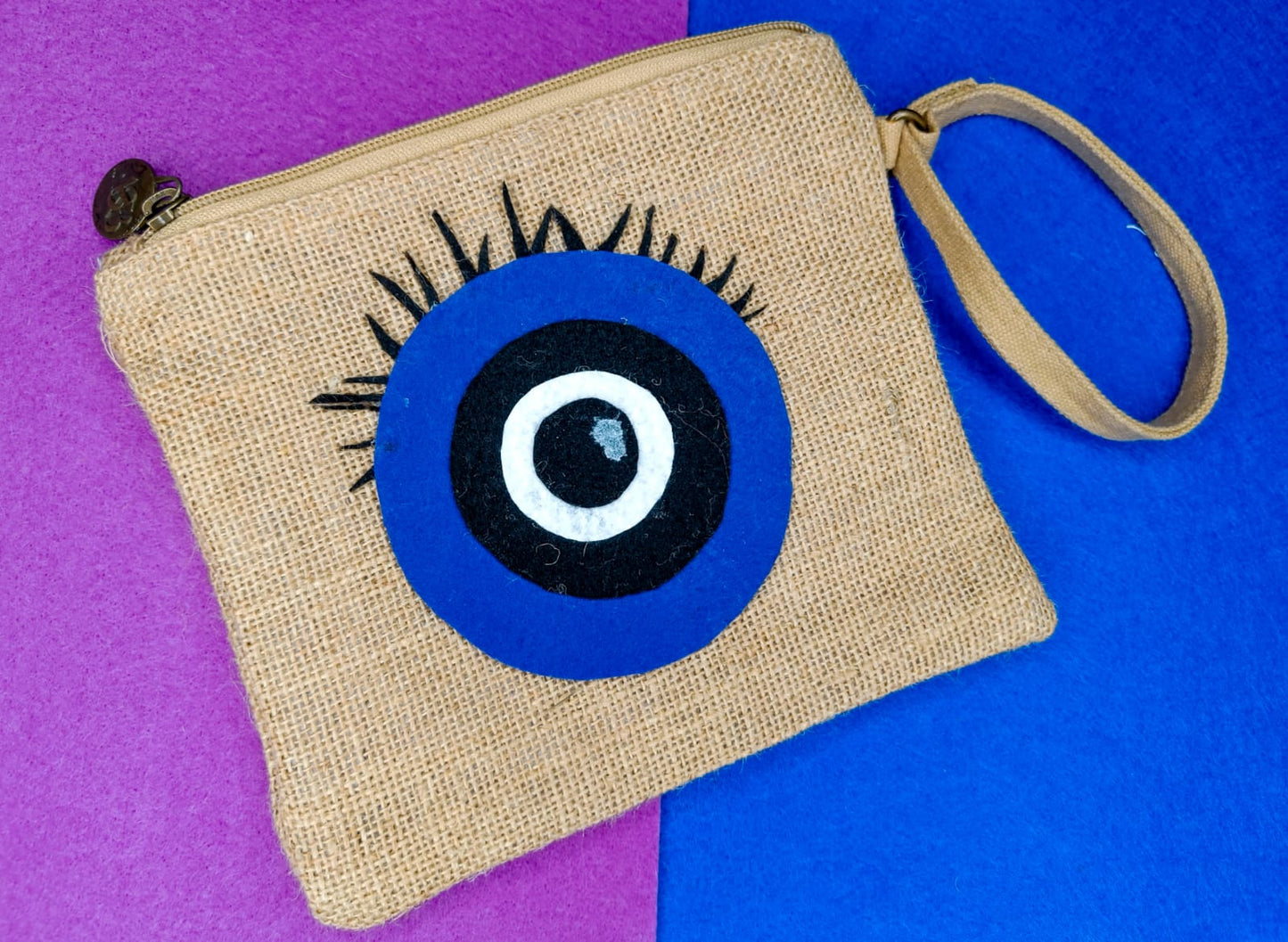 Handmade Jute coin pouch