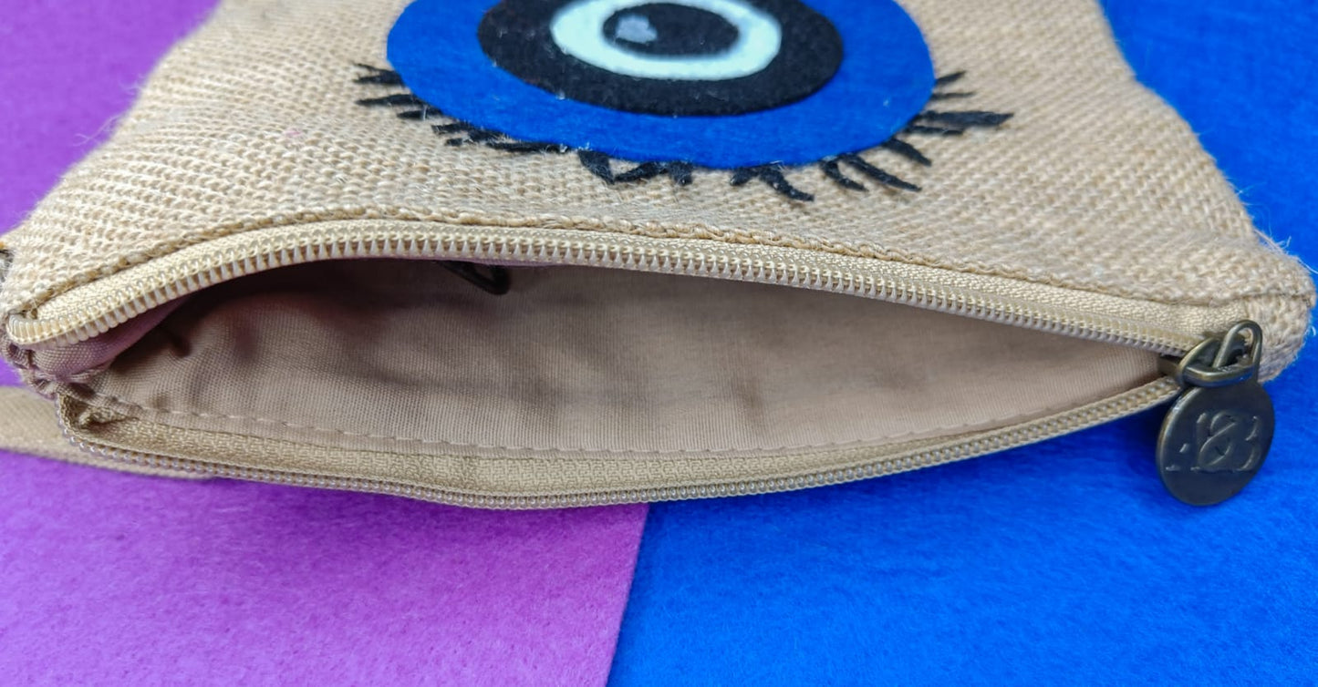 Handmade Jute coin pouch