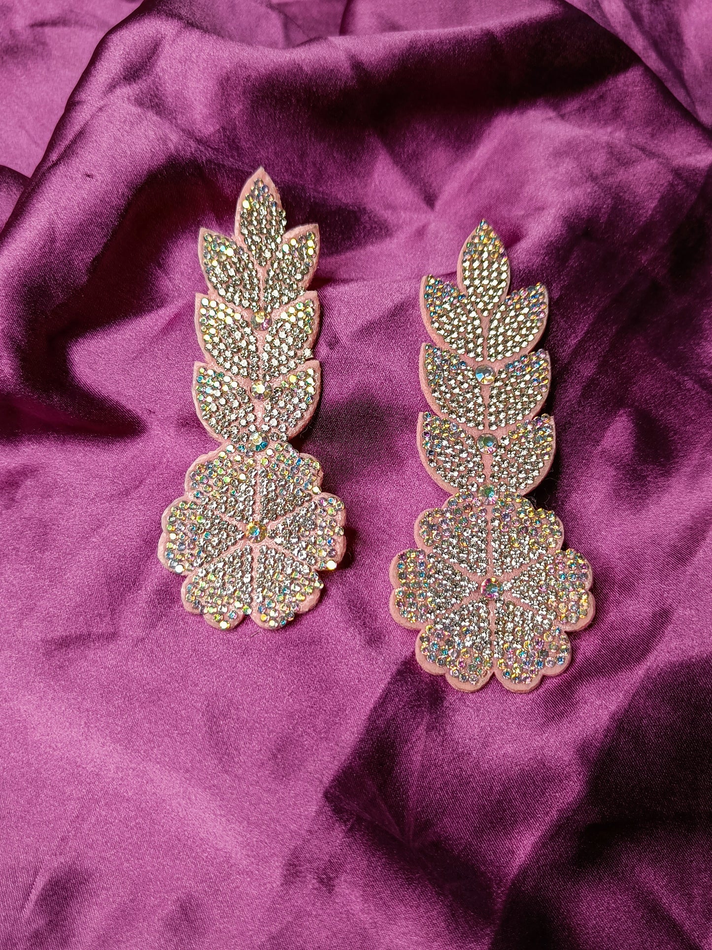 "Glimmering Blossom Swarovski Drops"