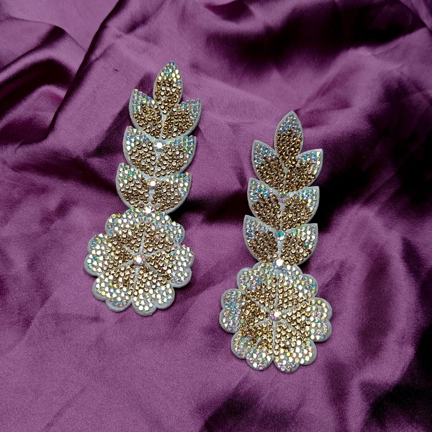 "Glimmering Blossom Swarovski Drops"