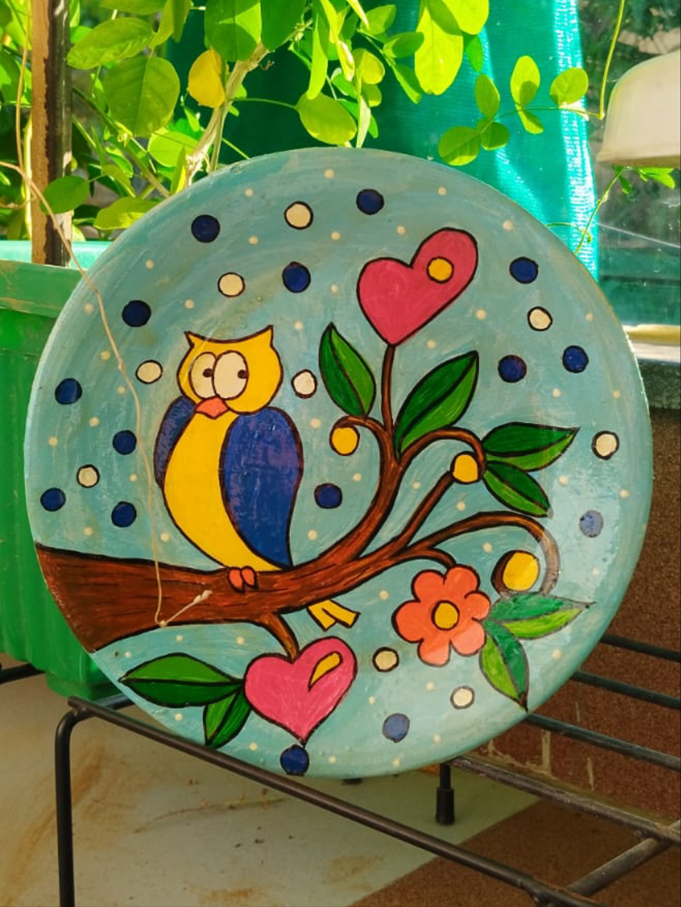 Owl wall plate