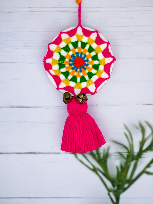Crochet wall hanging