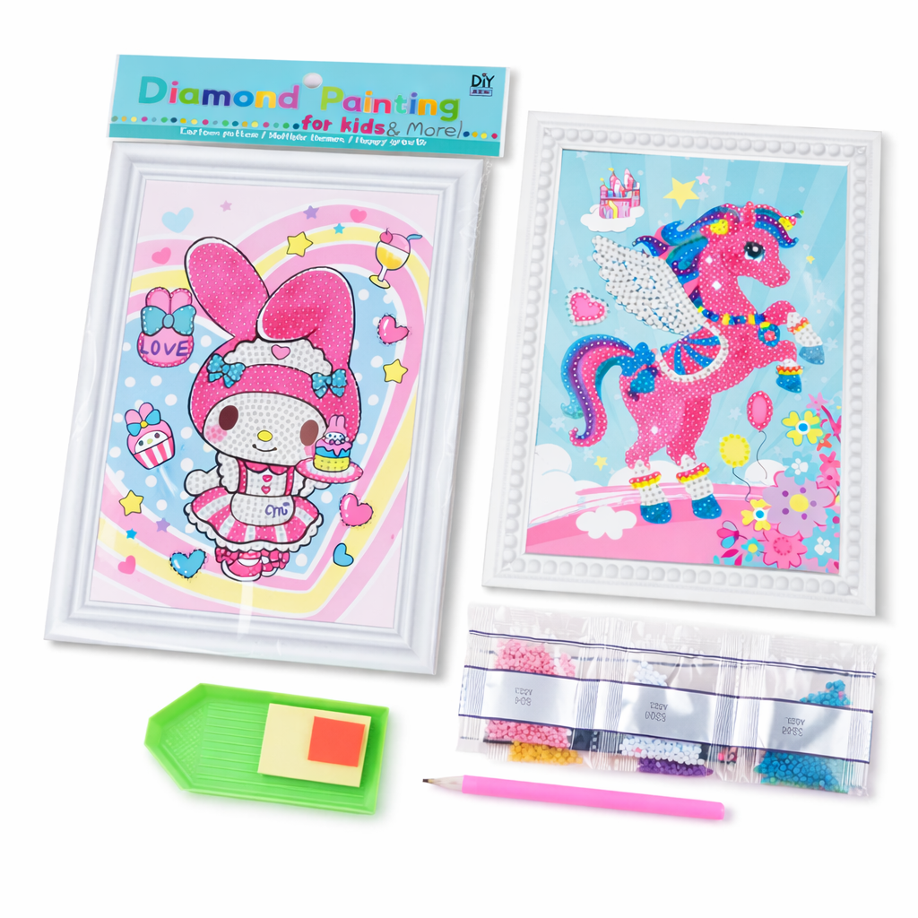 Creative DIY Diamond Painting Kit – Perfect Kanjak & Navratri Gift | unique diy kits | unique kanjak gifts set of 1