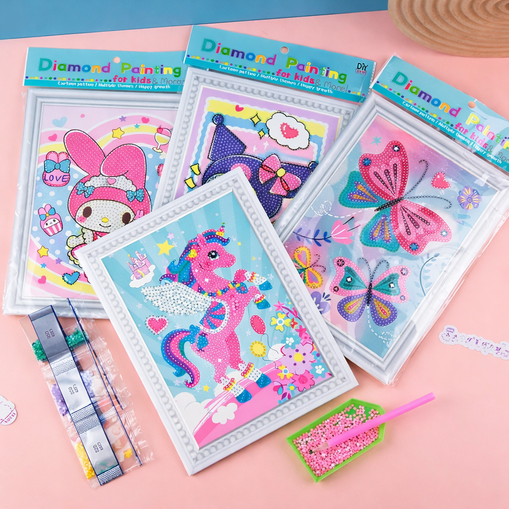 Creative DIY Diamond Painting Kit – Perfect Kanjak & Navratri Gift | unique diy kits | unique kanjak gifts set of 1