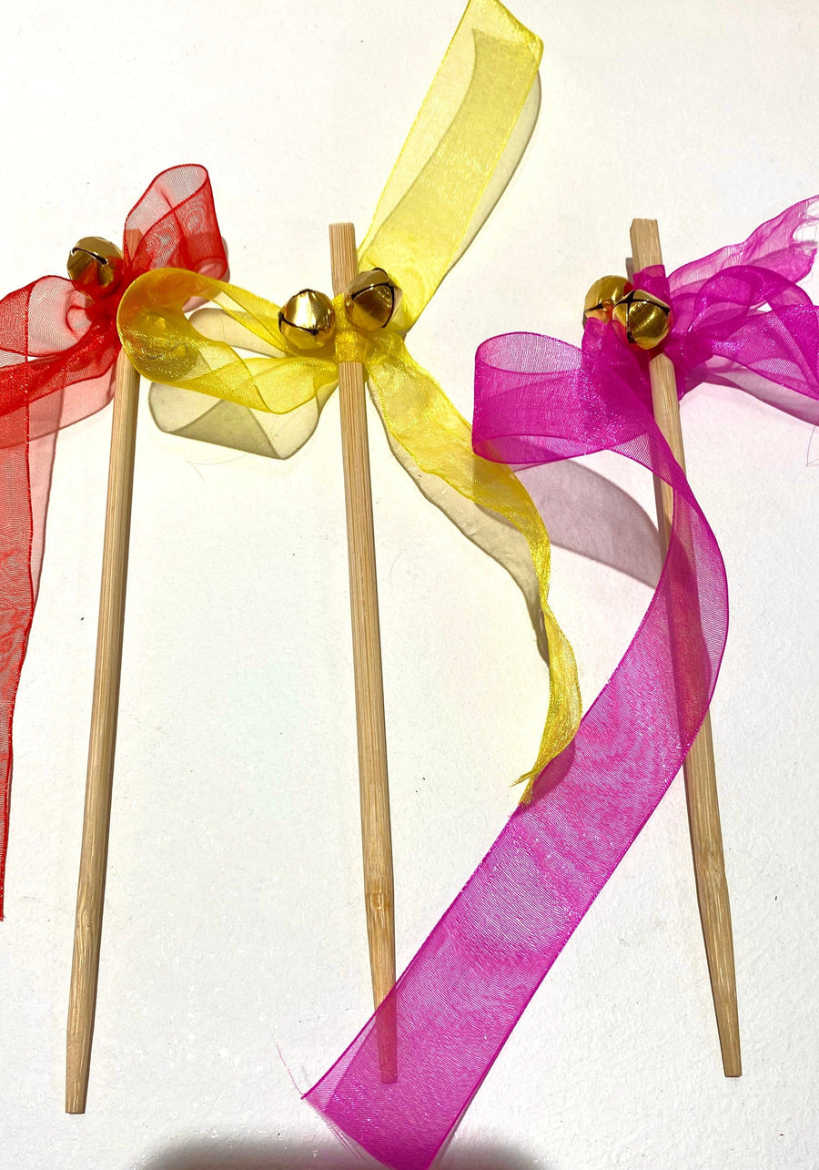 Wedding Phera Rattle Sticks with Ghungroo Bells – Handmade Festive Celebration Props | Ghungroo rattle sticks are a great way to add a festive touch to your Janmashtami celebrations |phera , Bhajan Keertan Sticks