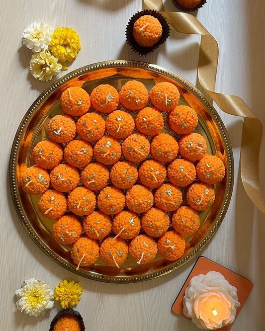 Ladoo candle set of 4