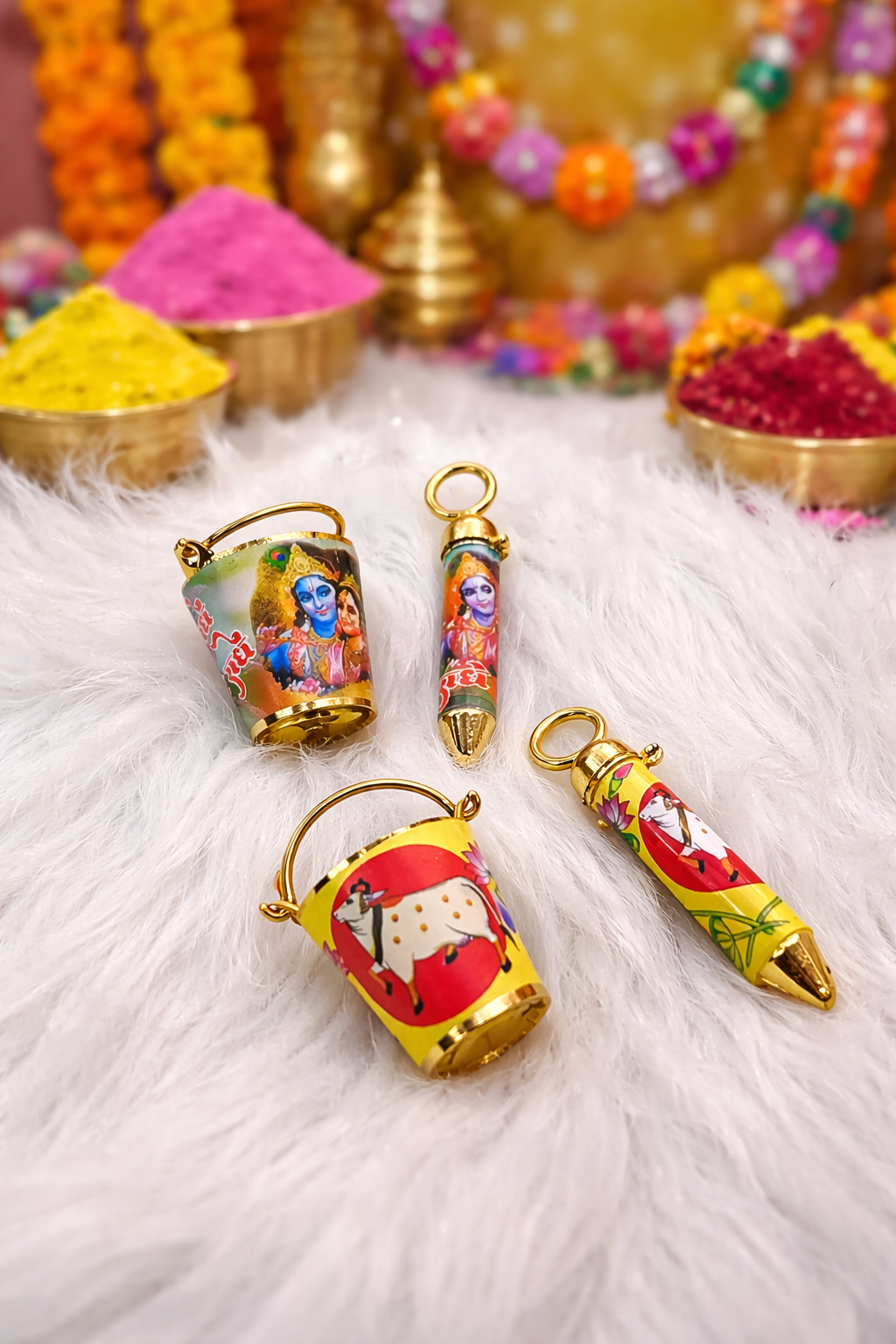 Perfect for Holi gifting, return gifts, pooja hampers & Laddu Gopal shringar