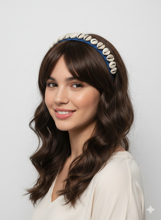 Cowrie Shell  Hairband – Boho Chic Accessory