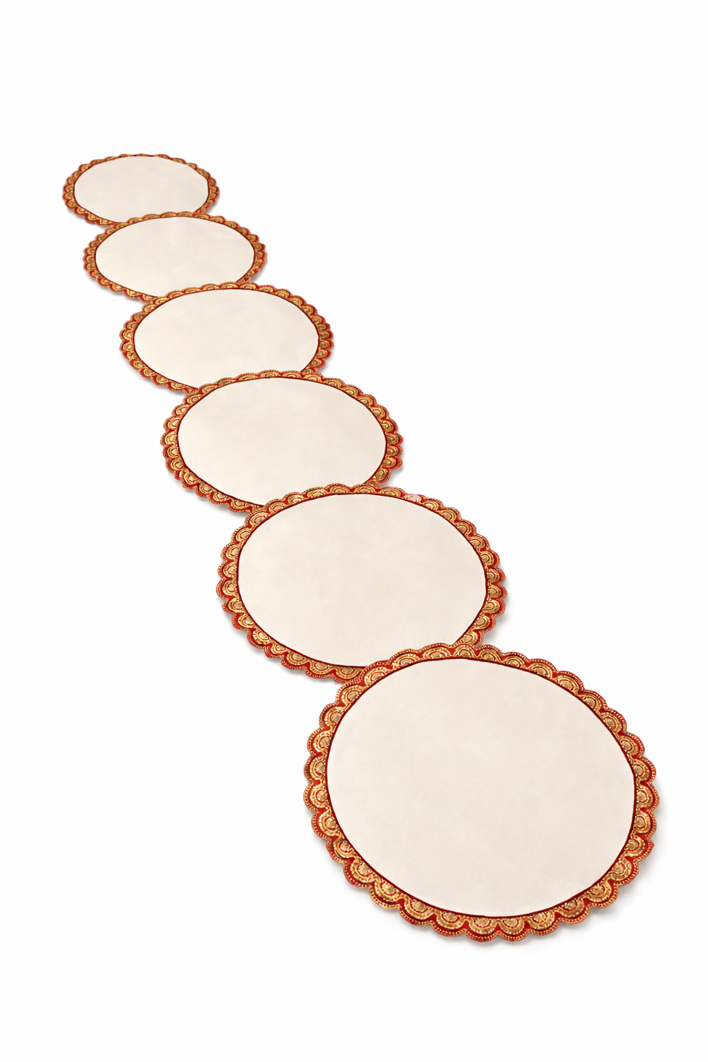 Royal Wedding Footprint Platter Set for Bride Entry | Custom Ritual Decor| kanku platter