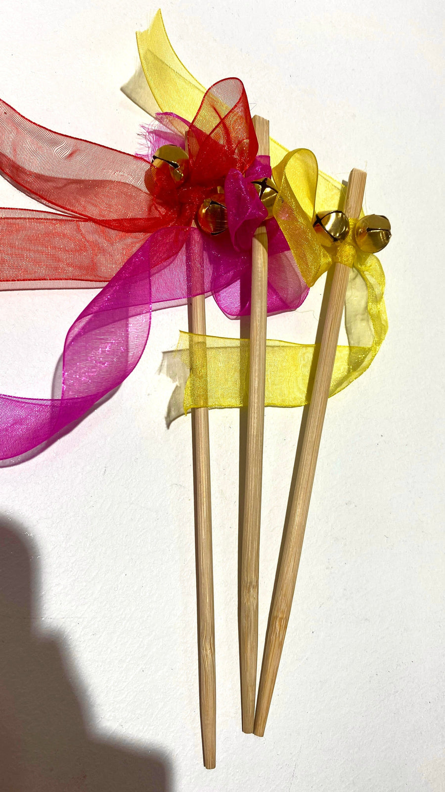 Wedding Phera Rattle Sticks with Ghungroo Bells – Handmade Festive Celebration Props | Ghungroo rattle sticks are a great way to add a festive touch to your Janmashtami celebrations |phera , Bhajan Keertan Sticks