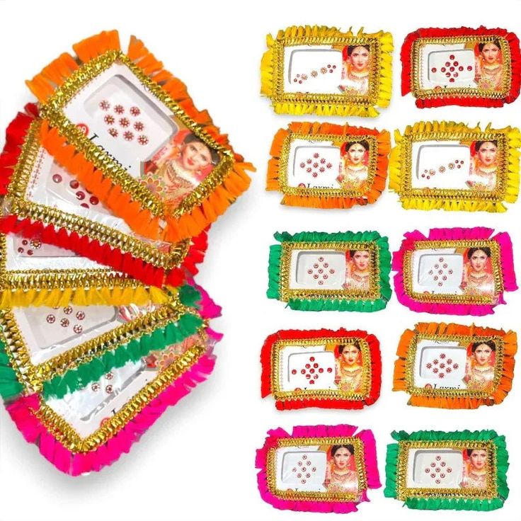 Decorative bindi sheets