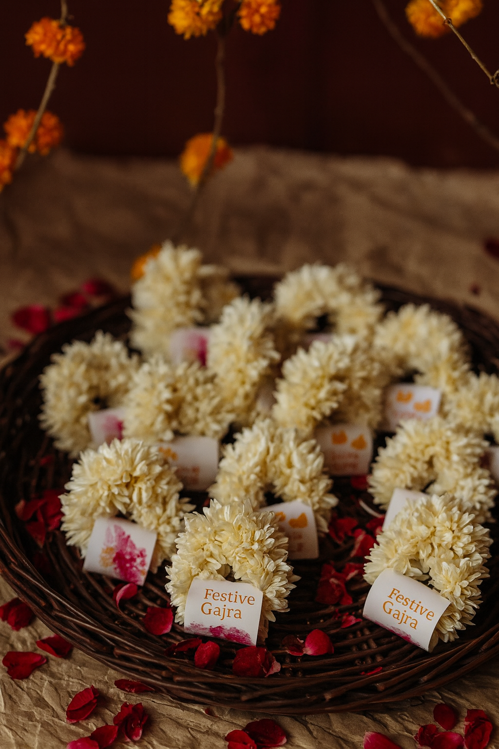 Scented Artificial Gajra for Hair | Washable, Reusable, Natural-Look Jasmine Gajra | Lightweight & Long-Life Floral Accessory