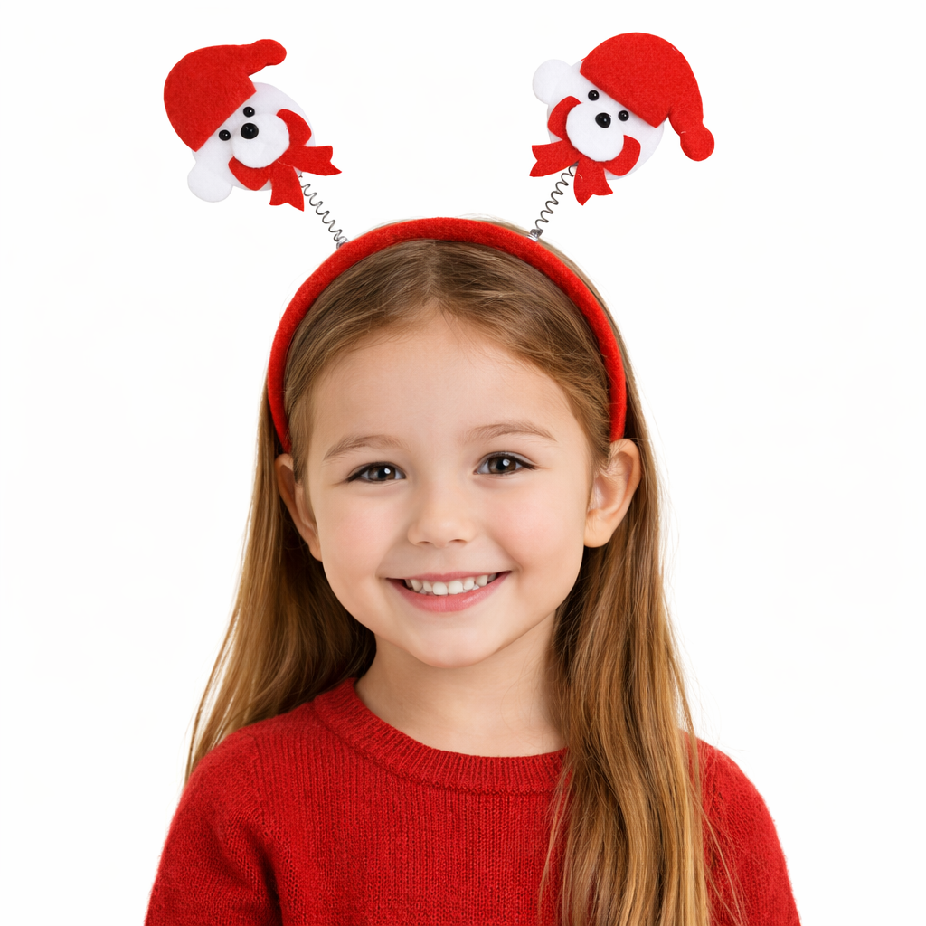Christmas Hair Accessories for Women – Santa Headband Party Wear