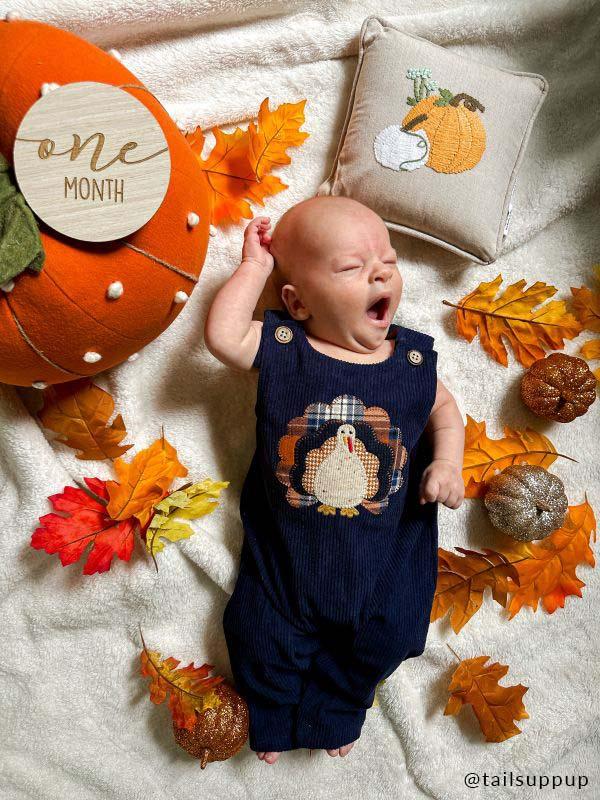 Pumpkin Embroidered Cushion – 8x8 Inch Fall Harvest Pillow | Handmade Autumn Home Décor