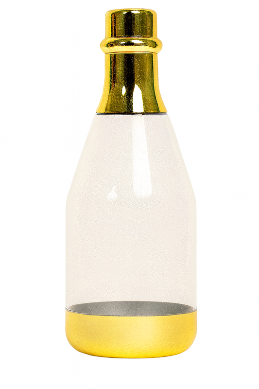 1pc Champagne-Style Dry Fruit Bottle | Premium Gold Bottle for mix dryfruits  | Luxury Gifting & Hamper Packaging