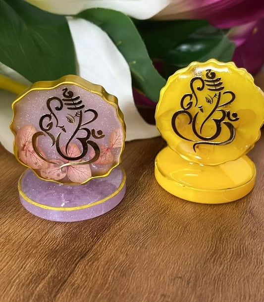 “Resin Ganesha Miniature Frames – Auspicious Gifting” ✨