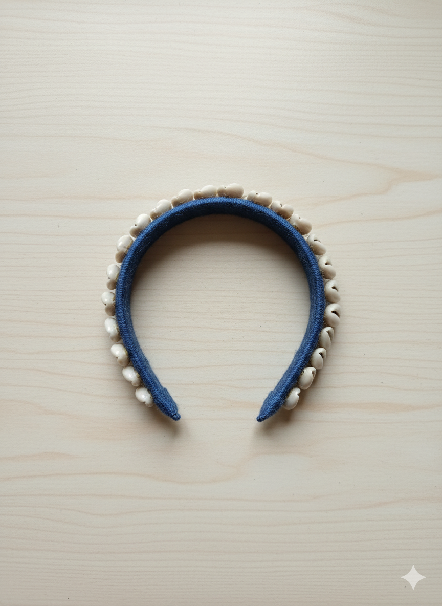 Cowrie Shell  Hairband – Boho Chic Accessory