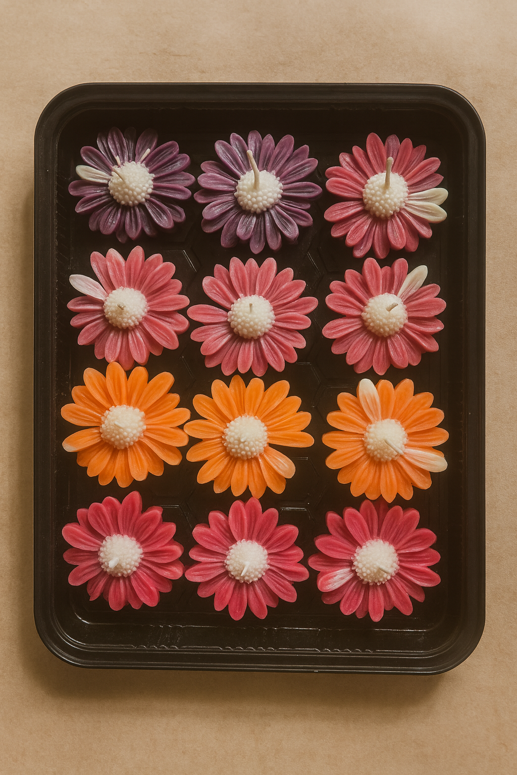 Aesthetic Daisy Flower Candles | Haldi Mehendi Favours | Gift Pack