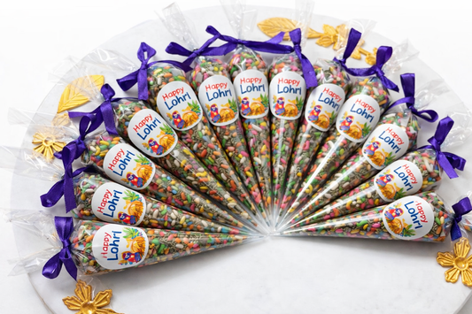 Lohri Mukhwas Cones | Punjabi Lohri Gifting & Festive Favors