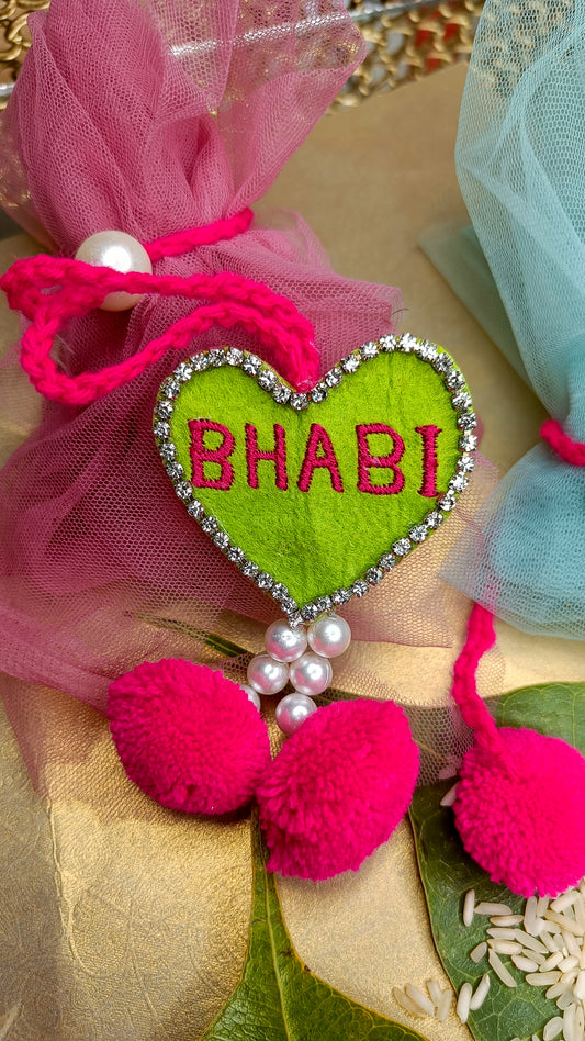 🎁 Bhabhi Love Rakhi lumba — Simple, Bold, and Bright! 🎁